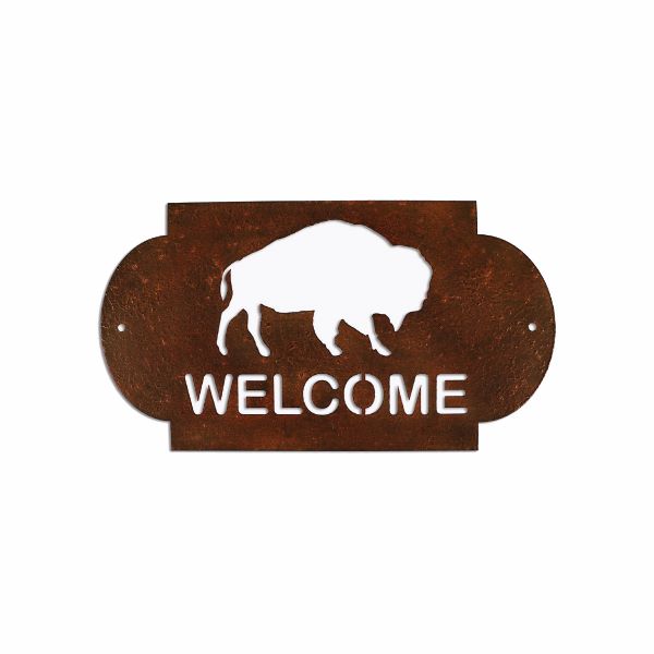 Welcome Buffalo - Art and Signs | Laser Cut Metal Artwork